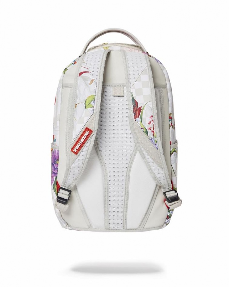 Multicolor Men's Sprayground In The Garden Backpacks | XIYC87542