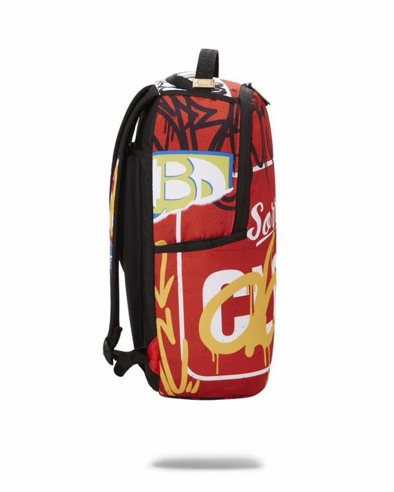 Multicolor Men's Sprayground Luck You Backpacks | BKNR10657