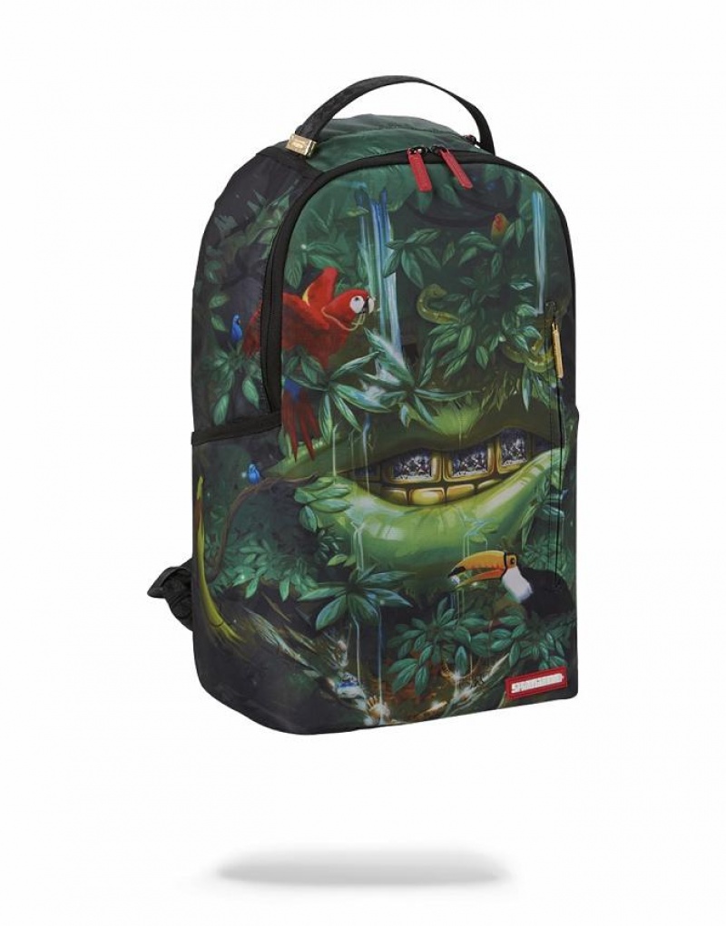 Multicolor Men's Sprayground Mama Nature Backpacks | DGVS20197