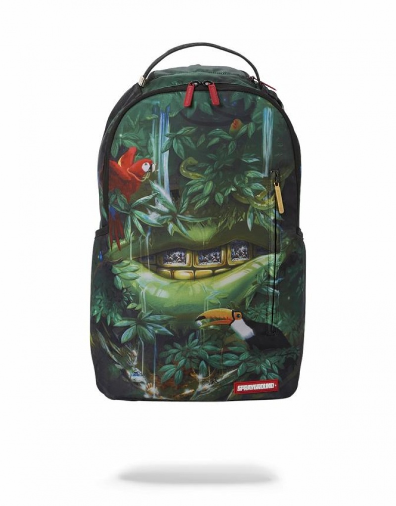 Multicolor Men\'s Sprayground Mama Nature Backpacks | DGVS20197