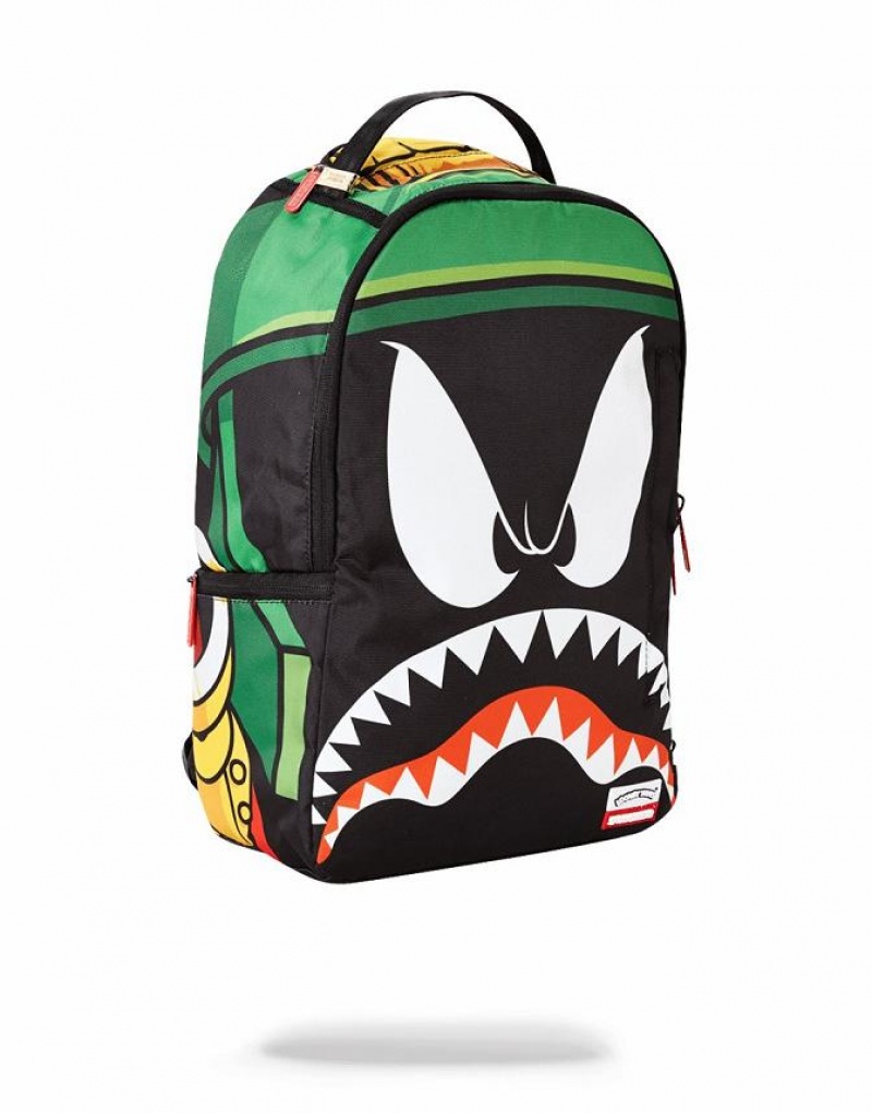 Multicolor Men's Sprayground Marvin The Martian Shark Backpacks | CAKE40786