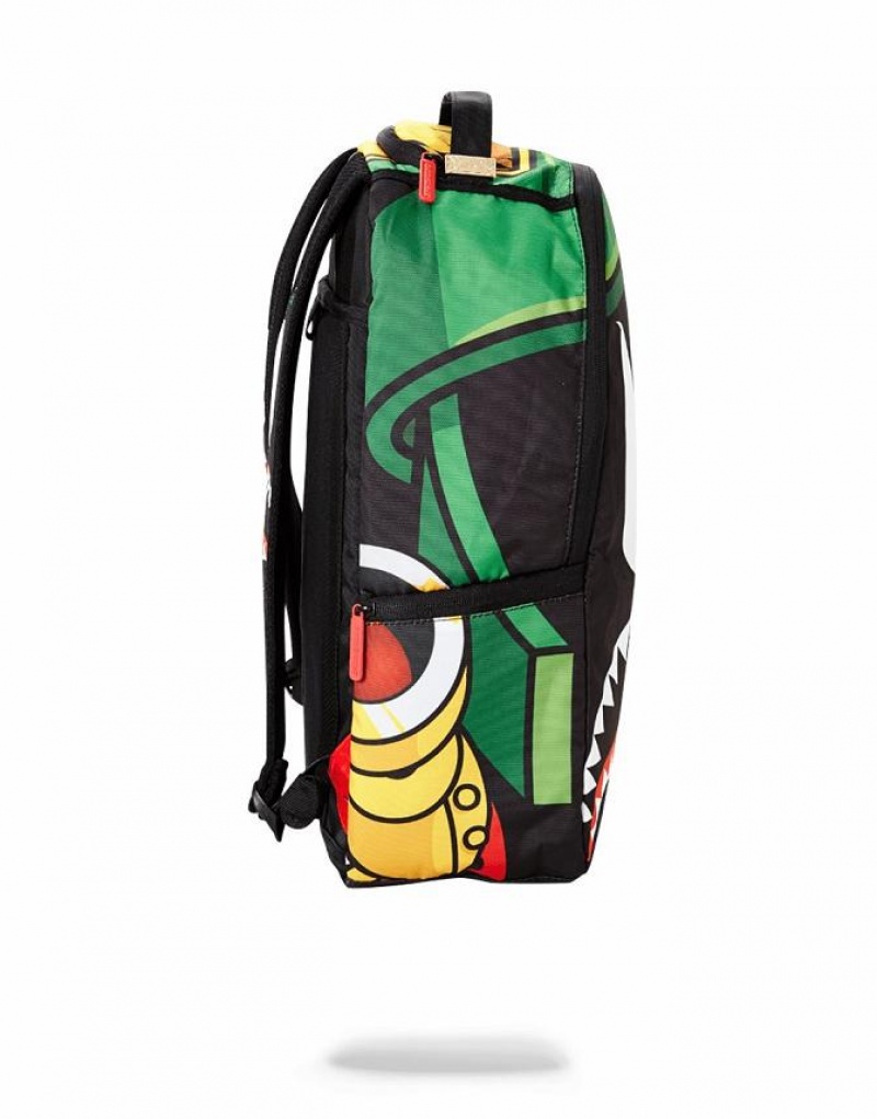 Multicolor Men's Sprayground Marvin The Martian Shark Backpacks | CAKE40786