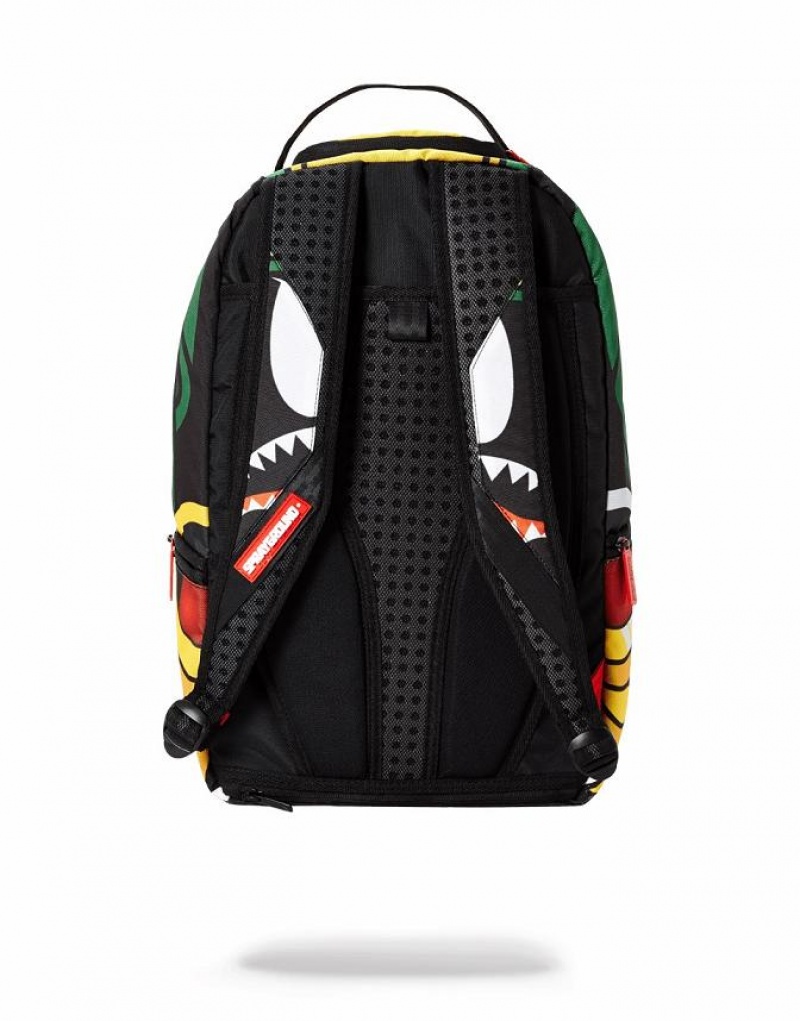 Multicolor Men's Sprayground Marvin The Martian Shark Backpacks | CAKE40786