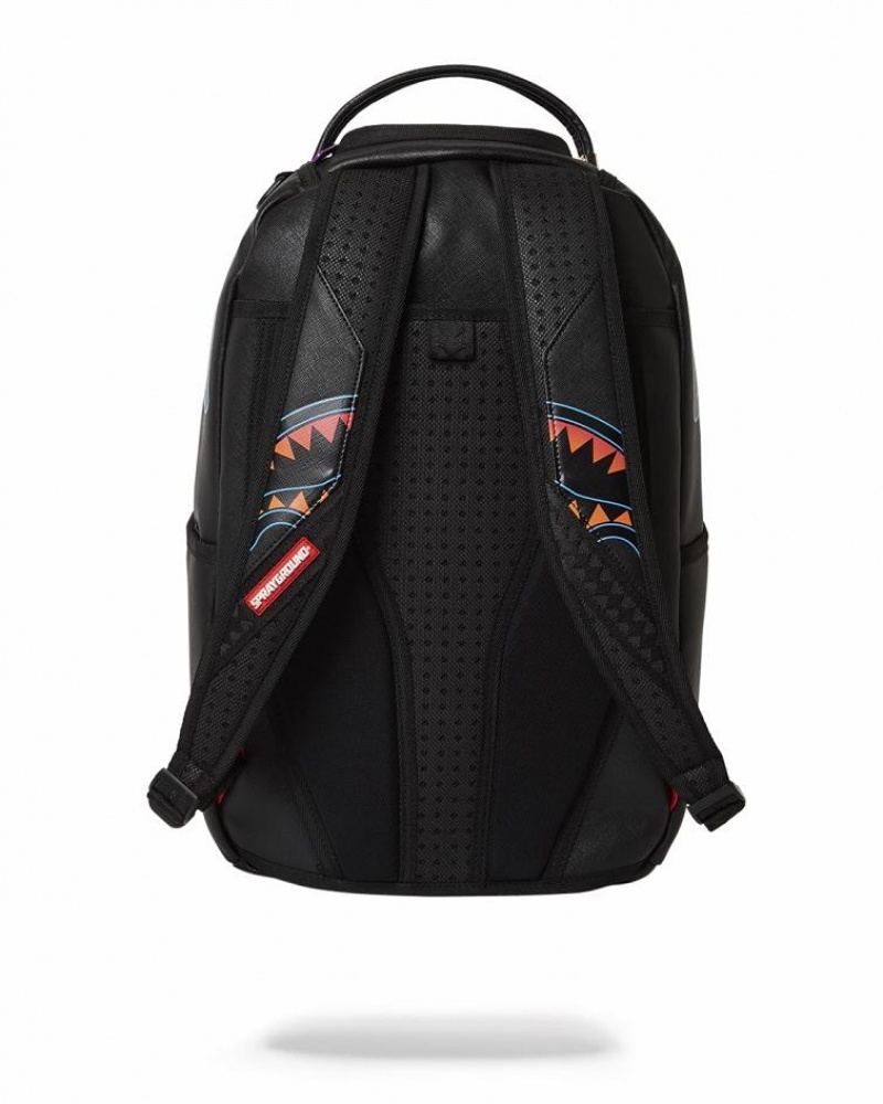 Multicolor Men's Sprayground Miami Beach Polo Backpacks | LGKA89021