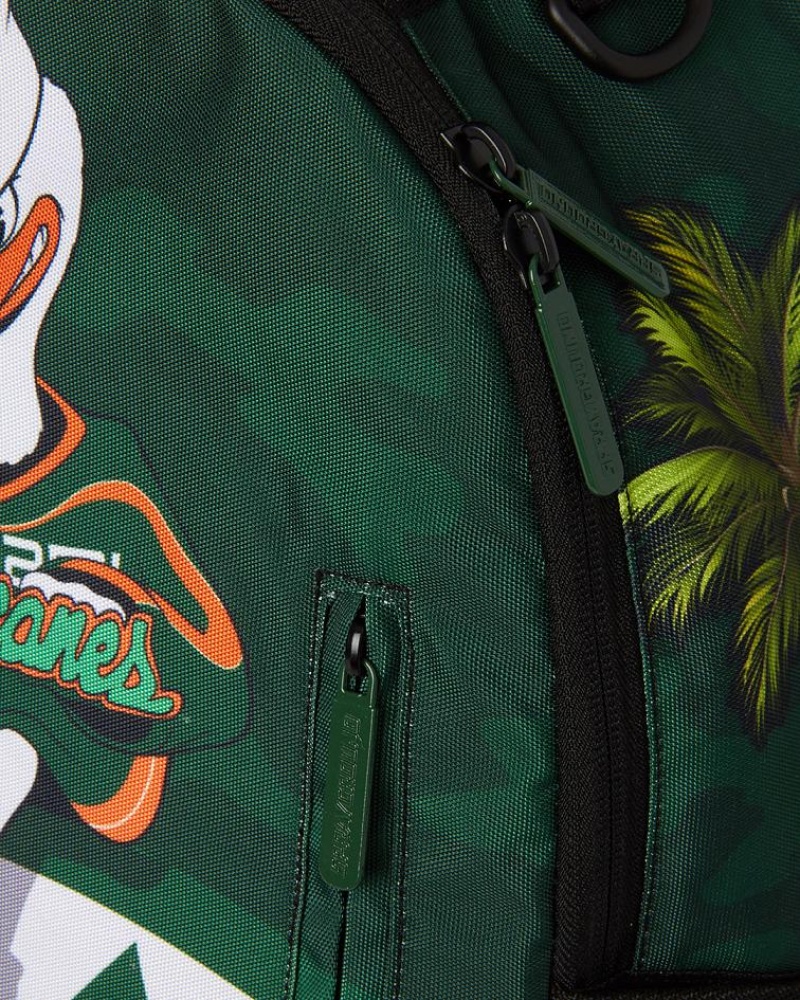 Multicolor Men's Sprayground Miami Hurricanes Backpacks | QJDR29618