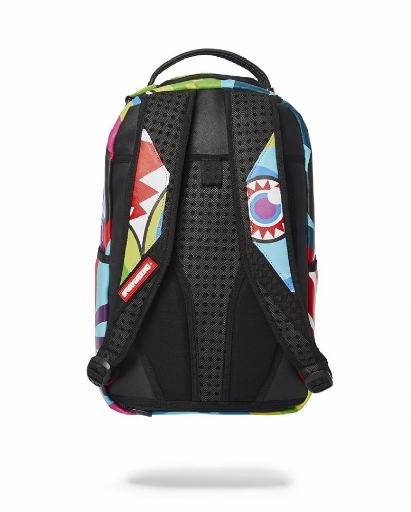 Multicolor Men's Sprayground Mind Trip Backpacks | NIEQ12078