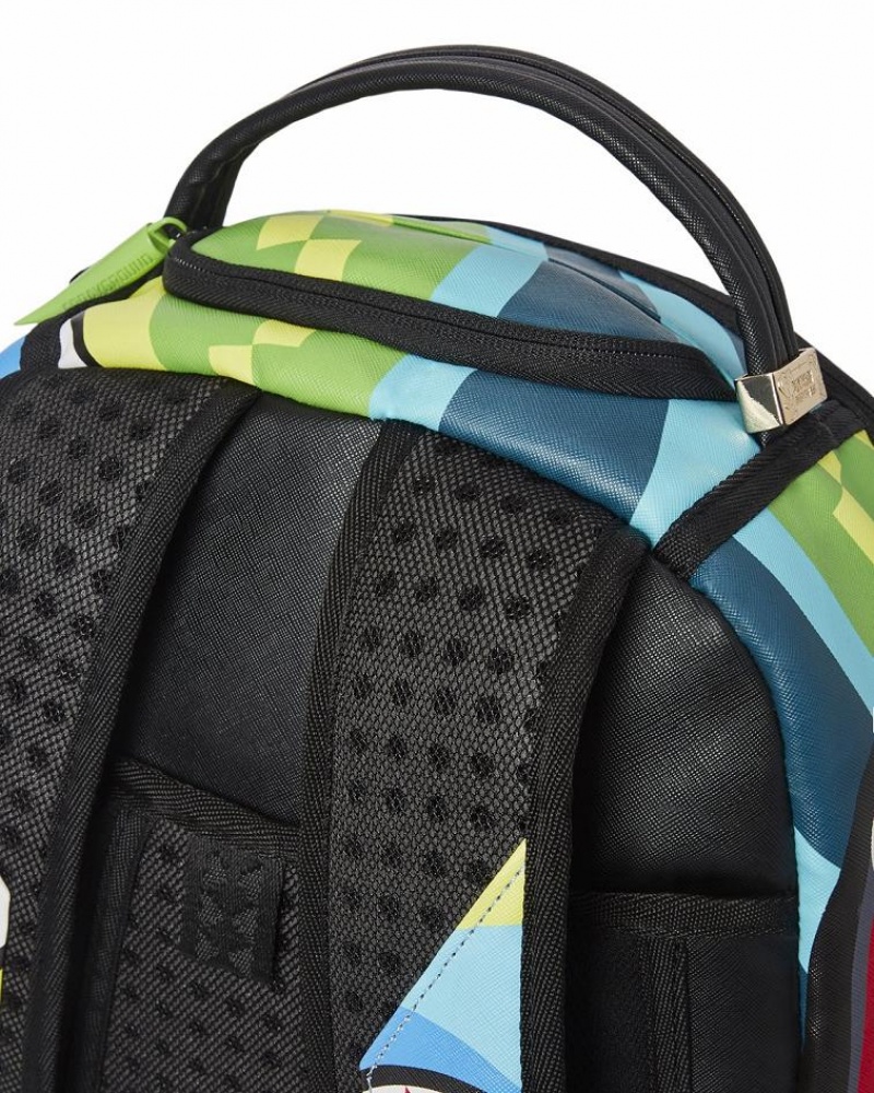 Multicolor Men's Sprayground Mind Trip Backpacks | NIEQ12078