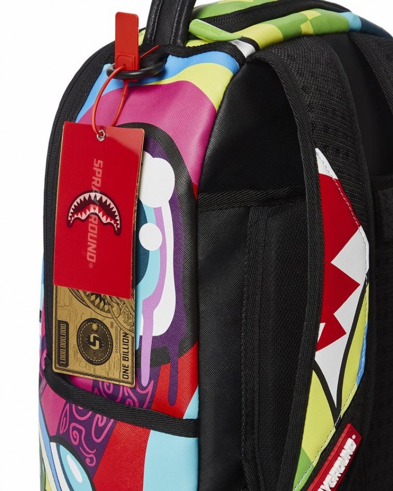 Multicolor Men's Sprayground Mind Trip Backpacks | NIEQ12078