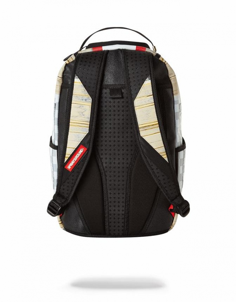 Multicolor Men's Sprayground Money Bands Backpacks | JVQX63104