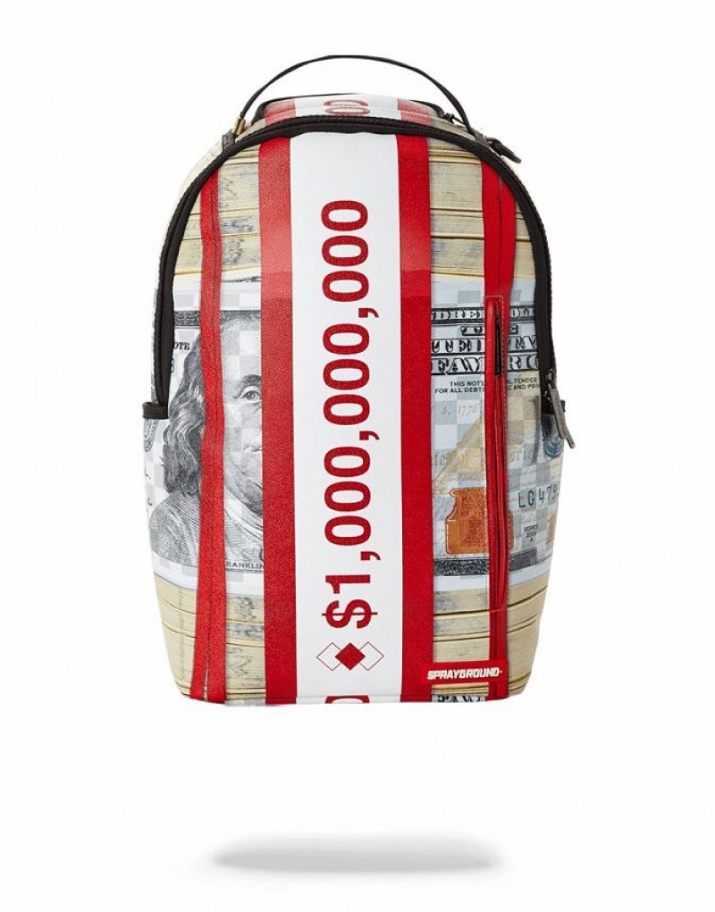 Multicolor Men\'s Sprayground Money Bands Backpacks | JVQX63104