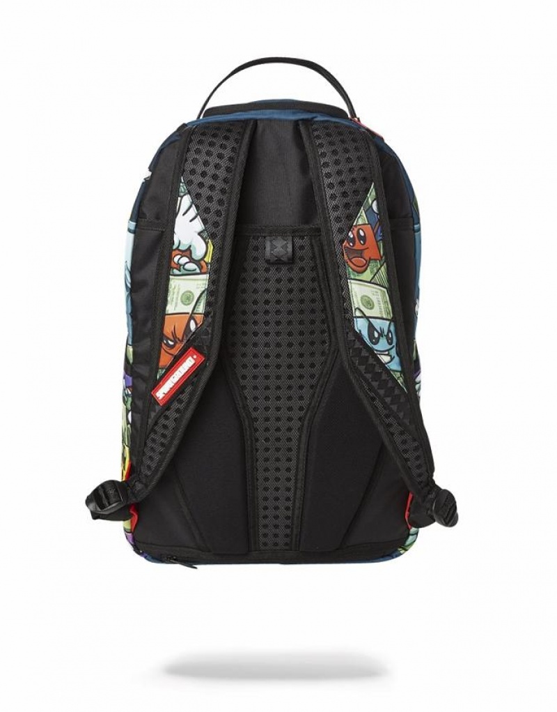 Multicolor Men's Sprayground Money Boys Backpacks | COJP28416