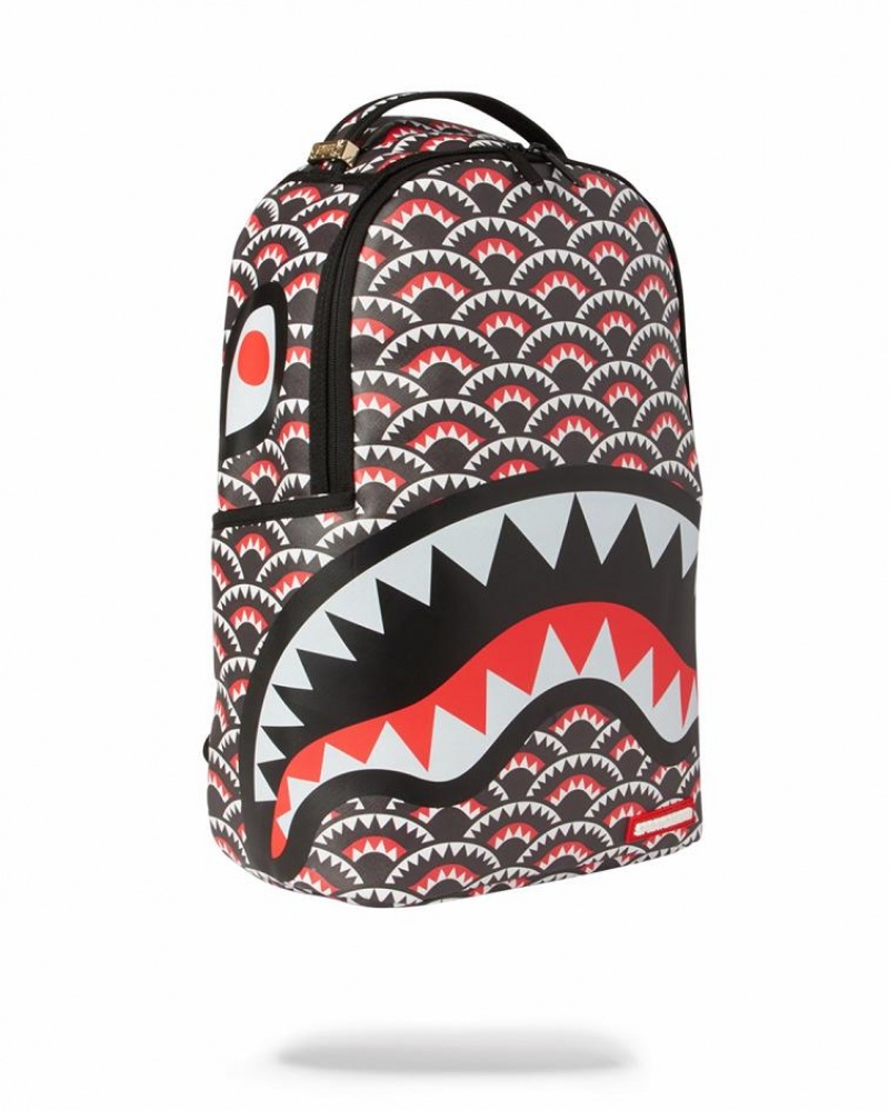 Multicolor Men's Sprayground Monogram Backpacks | CAKR63981