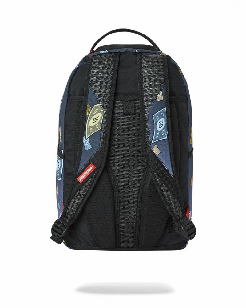 Multicolor Men's Sprayground Monopoly Backpacks | WSYH63152