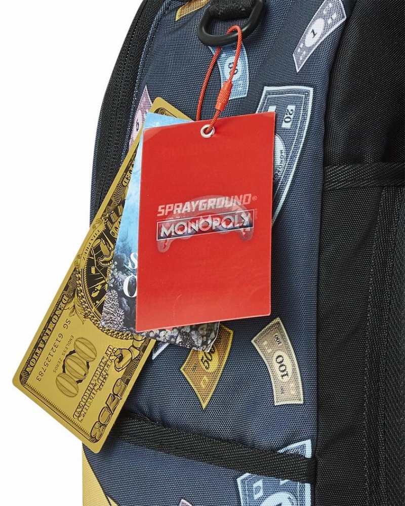 Multicolor Men's Sprayground Monopoly Backpacks | WSYH63152