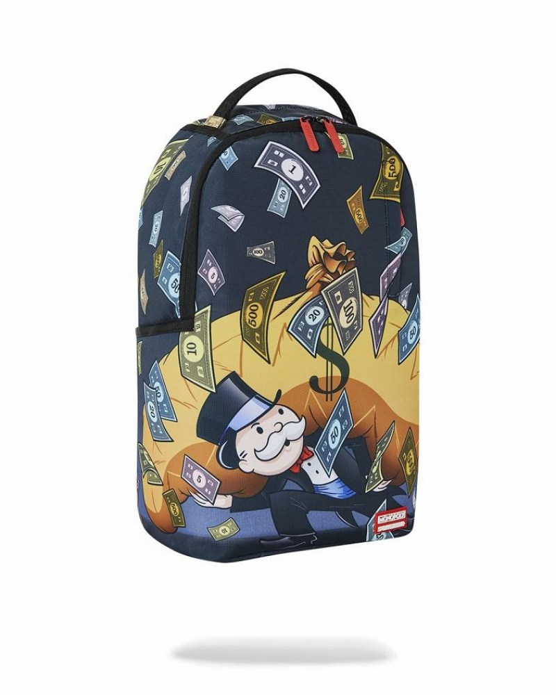 Multicolor Men's Sprayground Monopoly Backpacks | WSYH63152