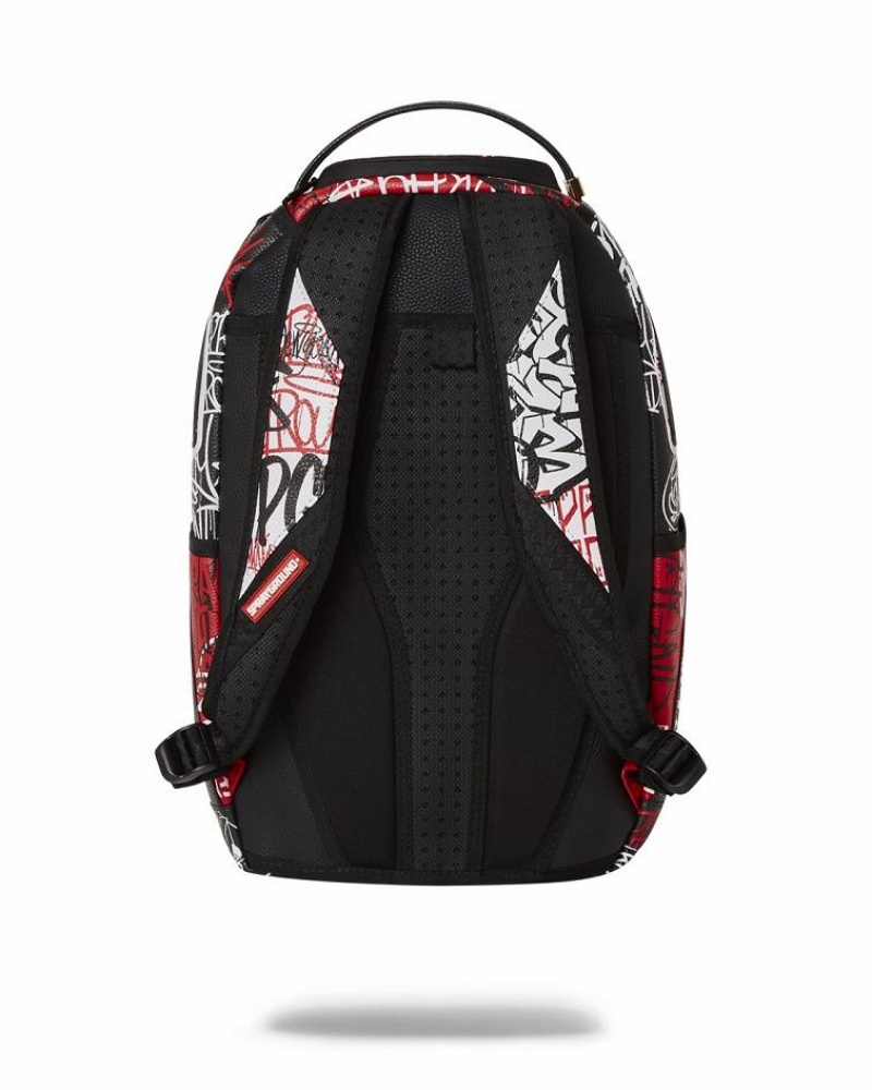 Multicolor Men's Sprayground Mysterious Mastermind Backpacks | CJYU04398