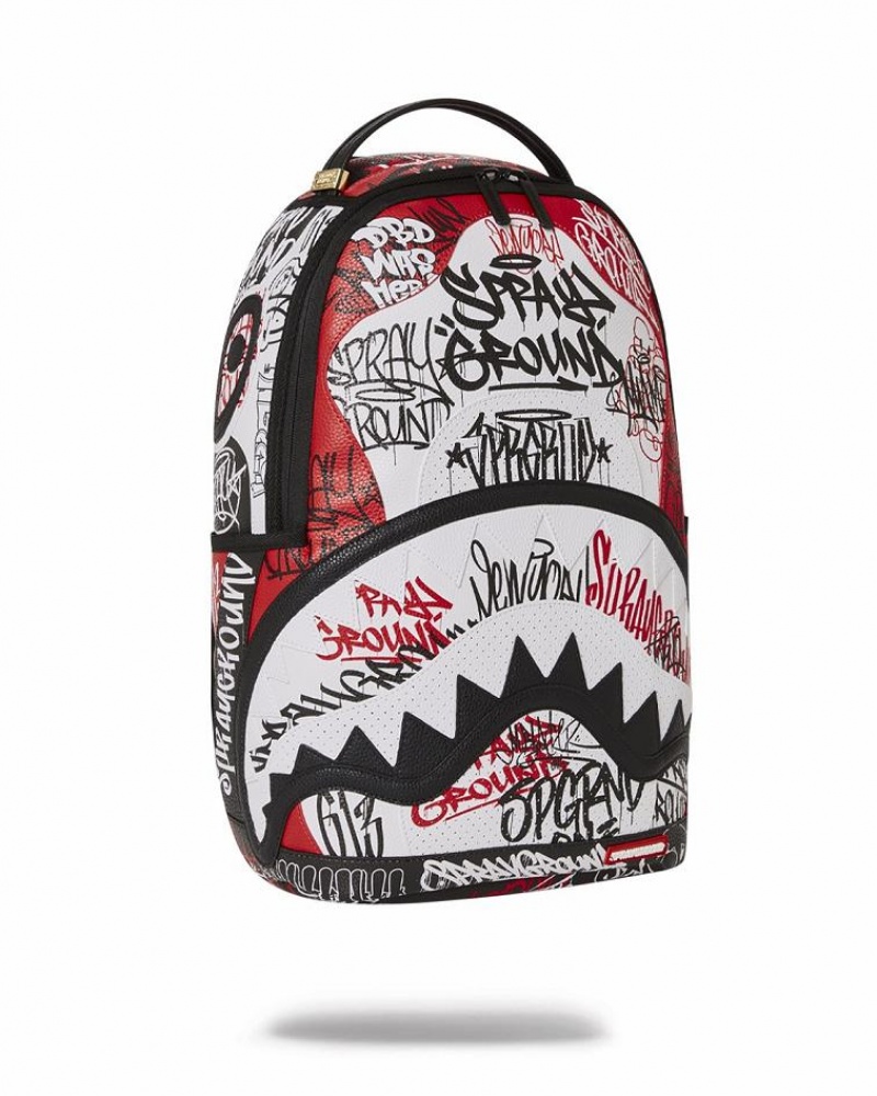 Multicolor Men's Sprayground Mysterious Mastermind Backpacks | CJYU04398