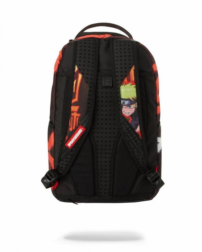 Multicolor Men's Sprayground Naruto Backpacks | IAOQ82143