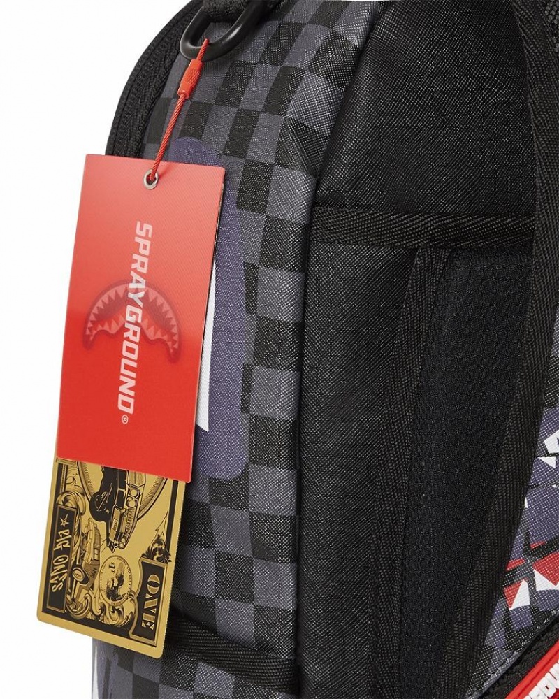 Multicolor Men's Sprayground Naruto Sasuke Backpacks | LWFZ16359