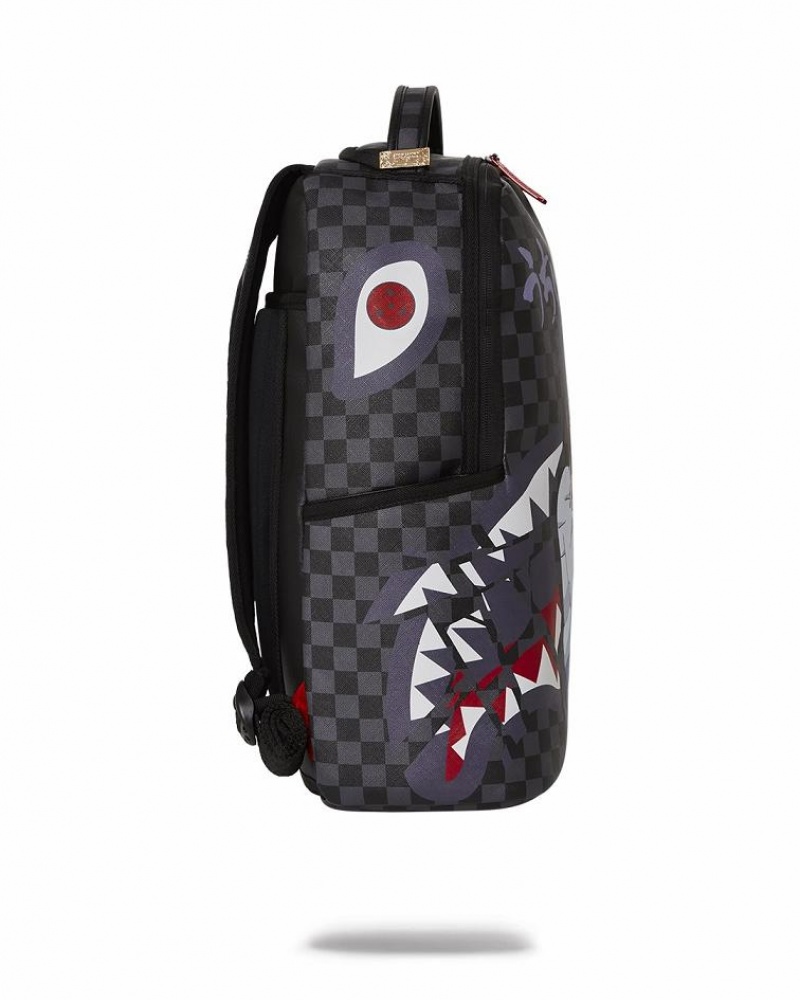 Multicolor Men's Sprayground Naruto Sasuke Backpacks | LWFZ16359