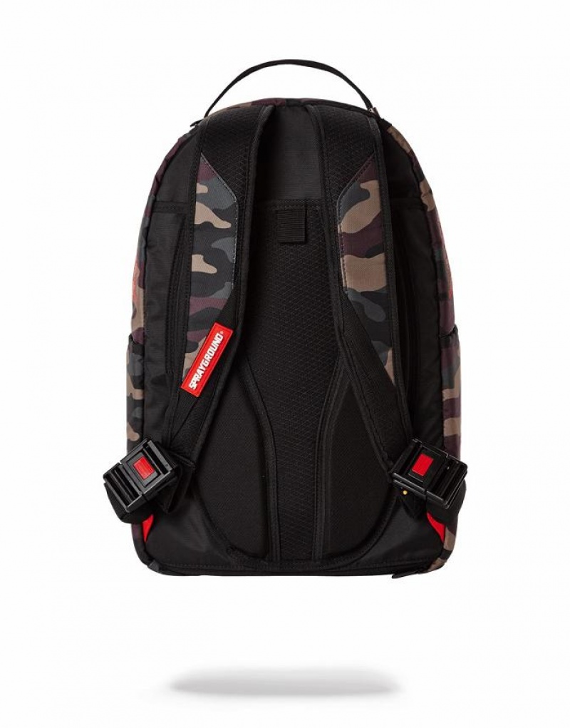 Multicolor Men's Sprayground Nascar Burnout Backpacks | NIZL46578