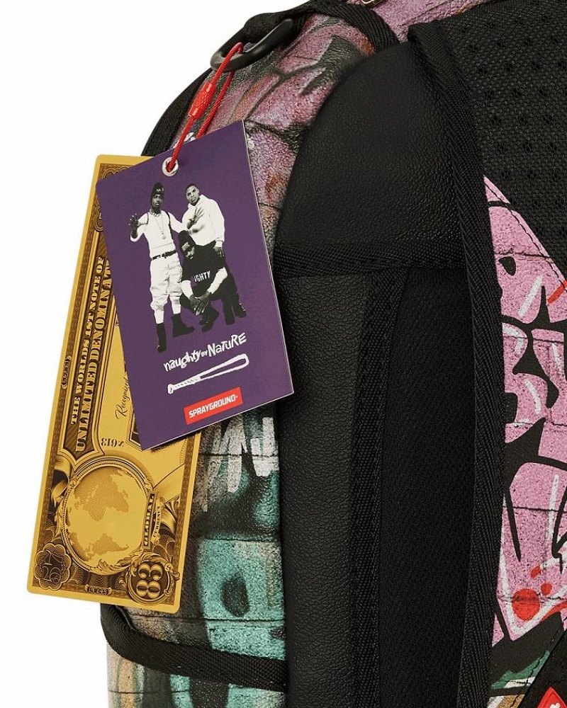 Multicolor Men's Sprayground Naughty By Nature Backpacks | XQWF34890