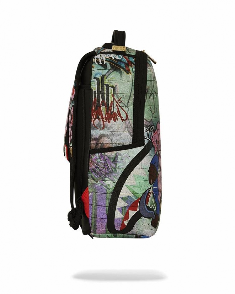 Multicolor Men's Sprayground Naughty By Nature Backpacks | XQWF34890