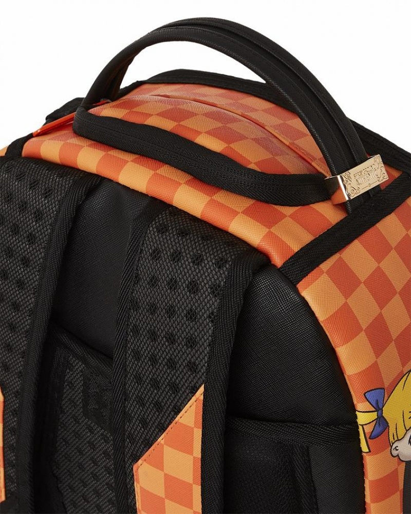 Multicolor Men's Sprayground Nickelodeon Shark Backpacks | TMES40362