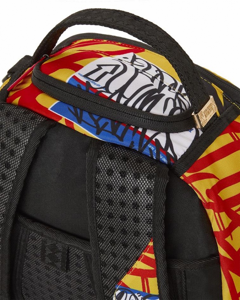 Multicolor Men's Sprayground Off The Leash Backpacks | FEWD14860