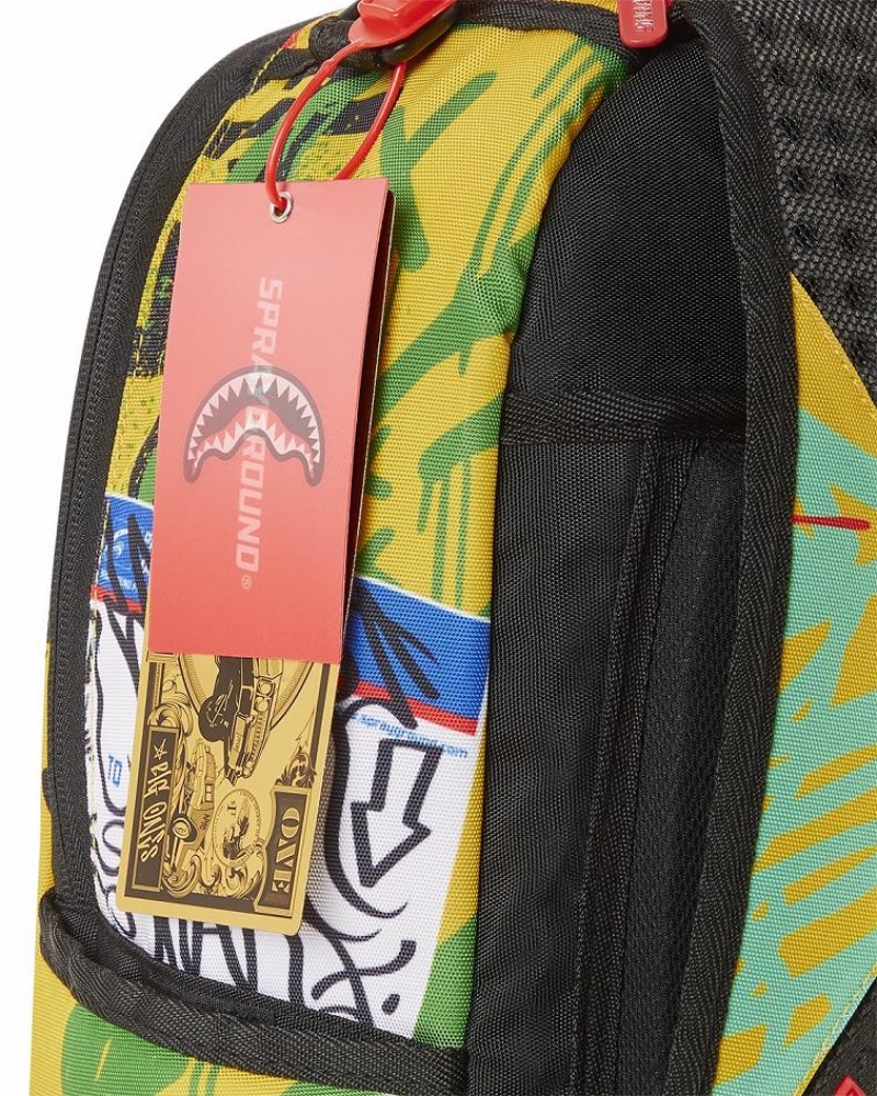 Multicolor Men's Sprayground Off The Leash Backpacks | FEWD14860