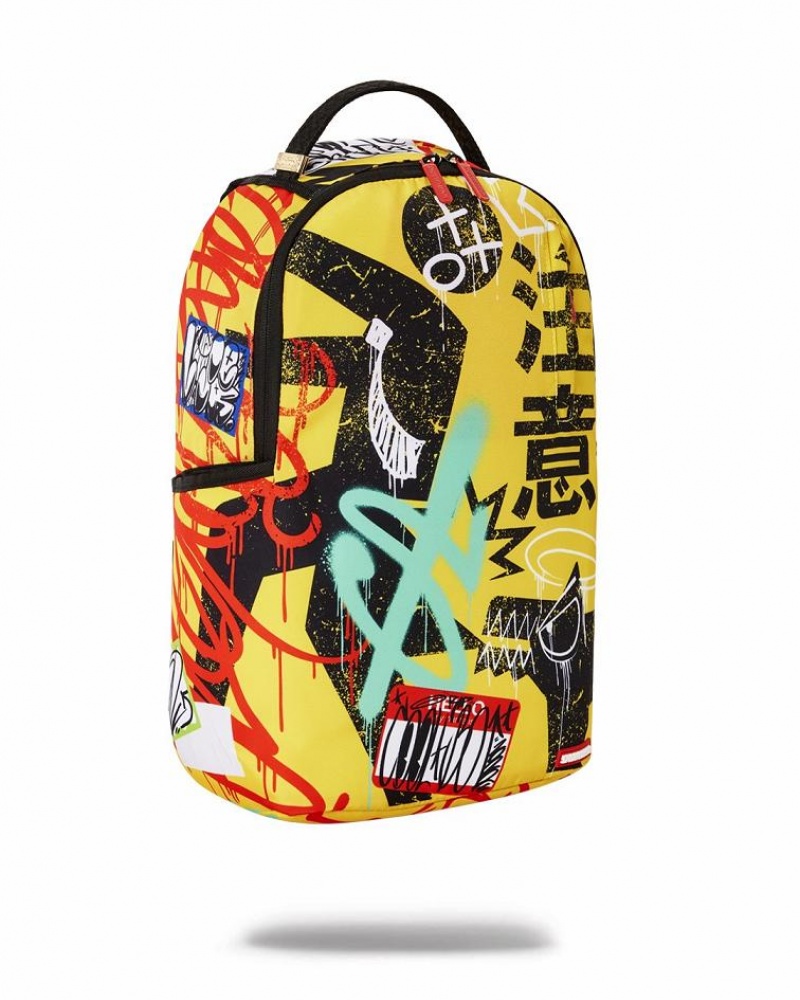 Multicolor Men's Sprayground Off The Leash Backpacks | FEWD14860