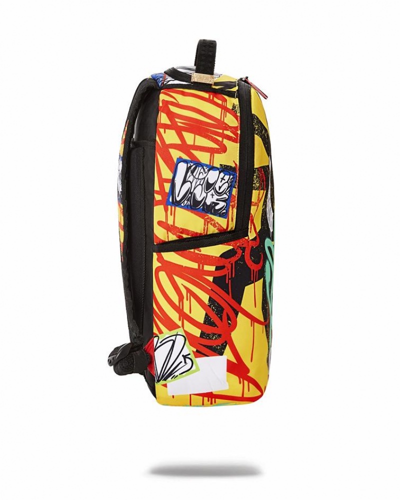 Multicolor Men's Sprayground Off The Leash Backpacks | FEWD14860