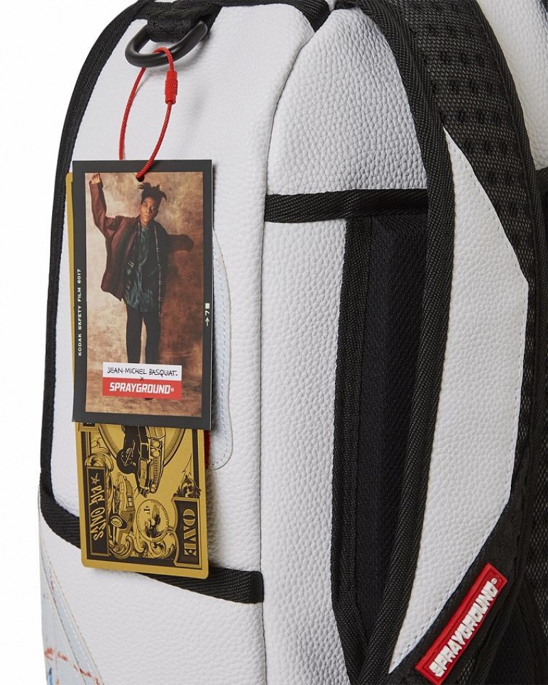 Multicolor Men's Sprayground Official Basquiat Backpacks | BUZA09426