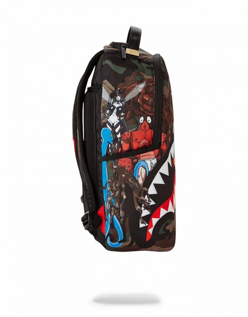 Multicolor Men's Sprayground One Punch Man Backpacks | RBMQ30968