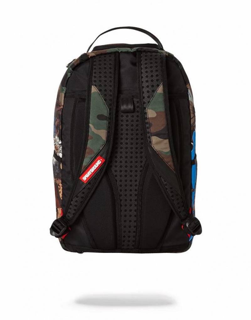 Multicolor Men's Sprayground One Punch Man Backpacks | RBMQ30968