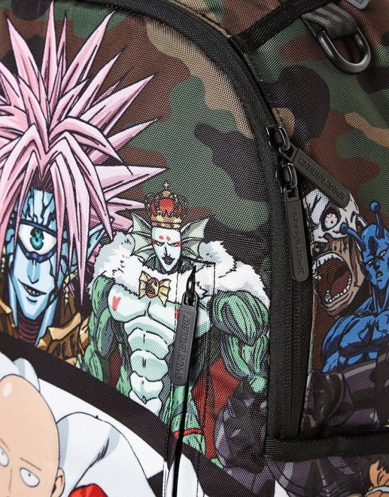 Multicolor Men's Sprayground One Punch Man Backpacks | RBMQ30968