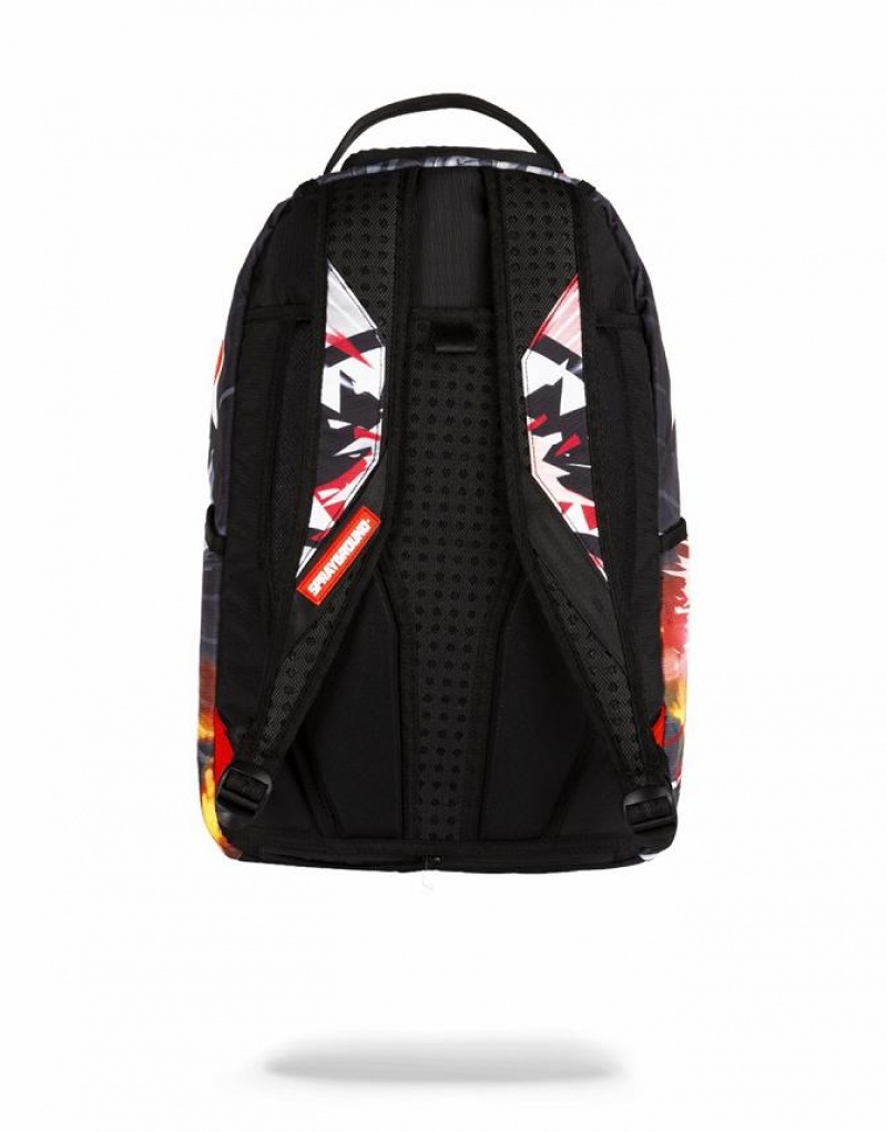 Multicolor Men's Sprayground One Punch Man Shark Backpacks | HNTV52473