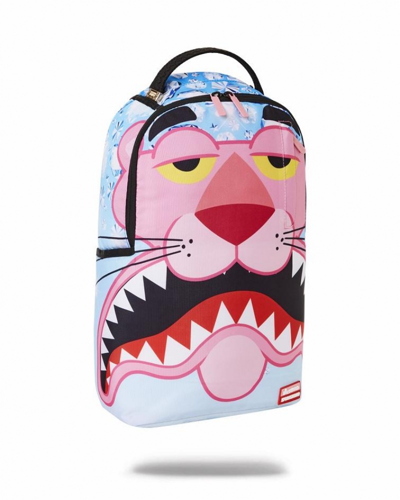 Multicolor Men's Sprayground Pink Panther Backpacks | VYEQ51478