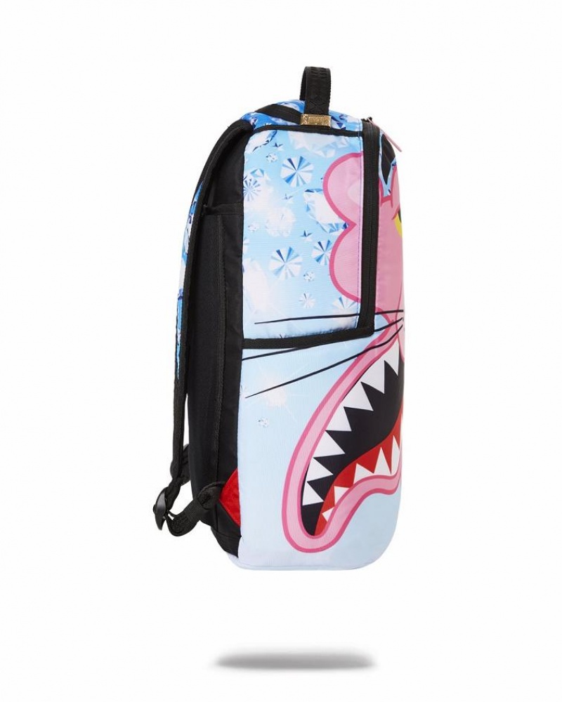 Multicolor Men's Sprayground Pink Panther Backpacks | VYEQ51478