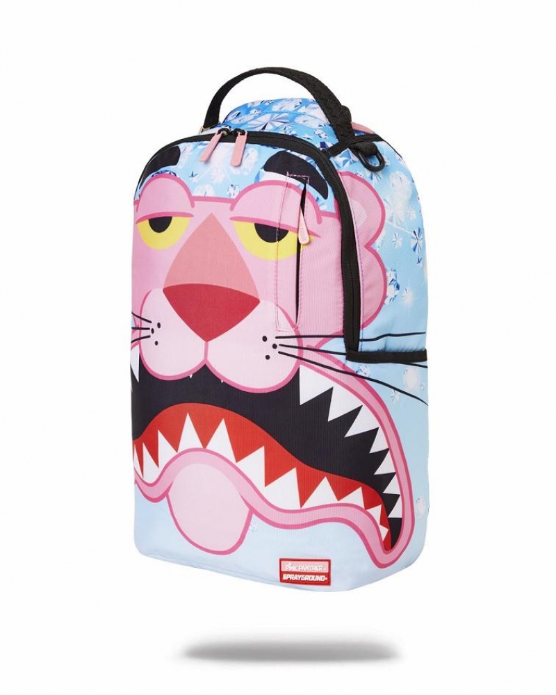 Multicolor Men's Sprayground Pink Panther Backpacks | VYEQ51478