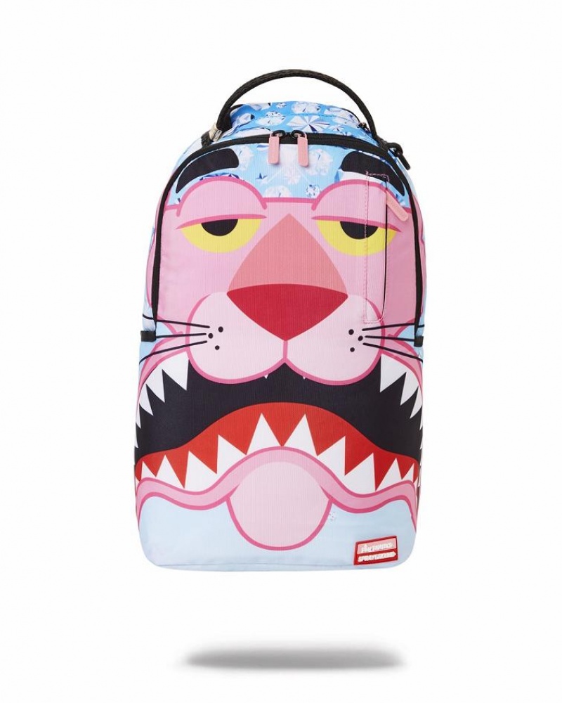 Multicolor Men\'s Sprayground Pink Panther Backpacks | VYEQ51478