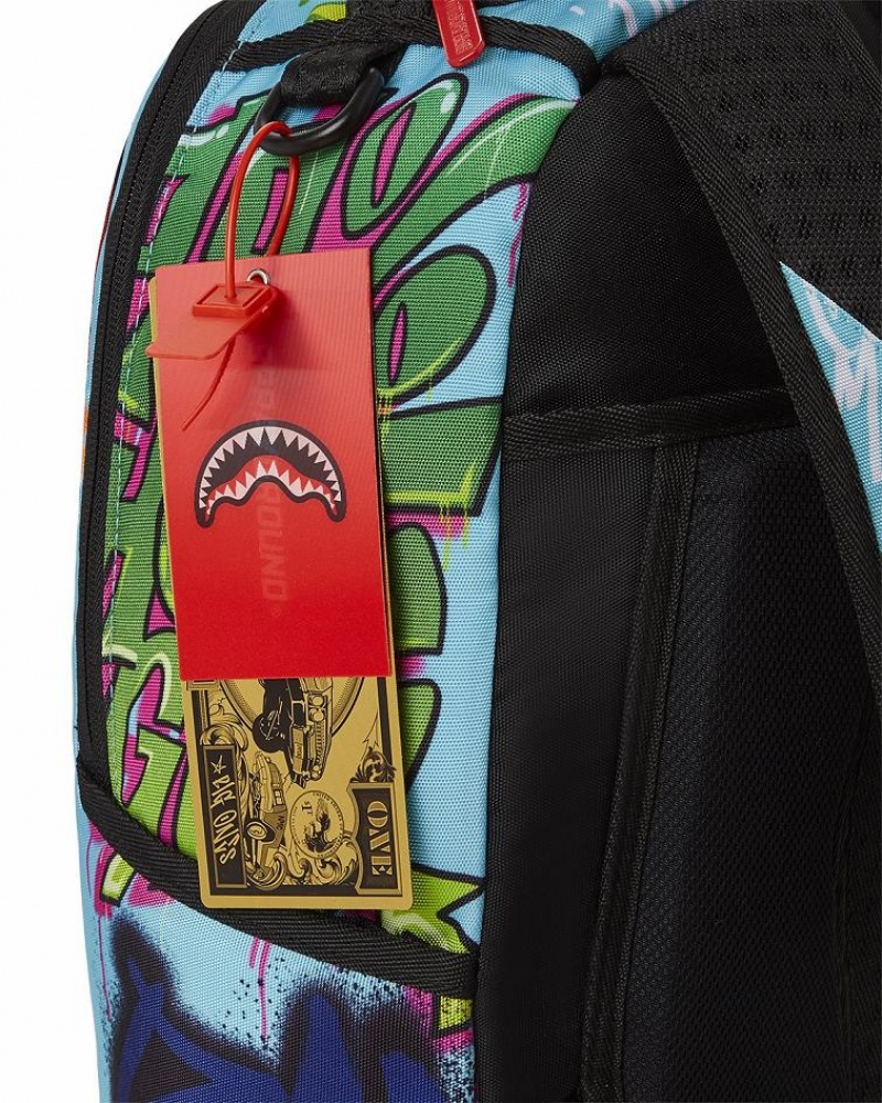 Multicolor Men's Sprayground Plankton On The Run Backpacks | ZUDR18976