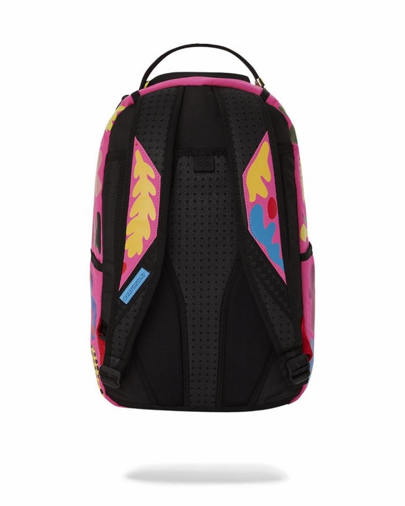 Multicolor Men's Sprayground Psychedelic Voyage Backpacks | GMDR71620