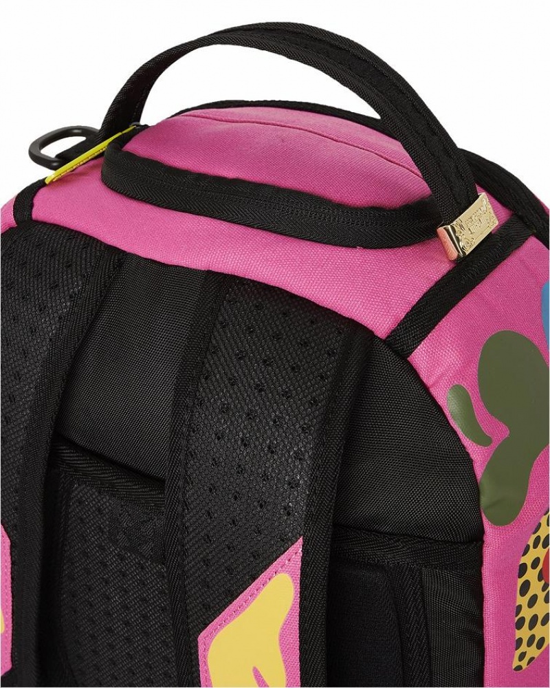 Multicolor Men's Sprayground Psychedelic Voyage Backpacks | GMDR71620