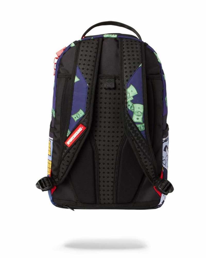 Multicolor Men's Sprayground Richie Rich Backpacks | ITHG08317