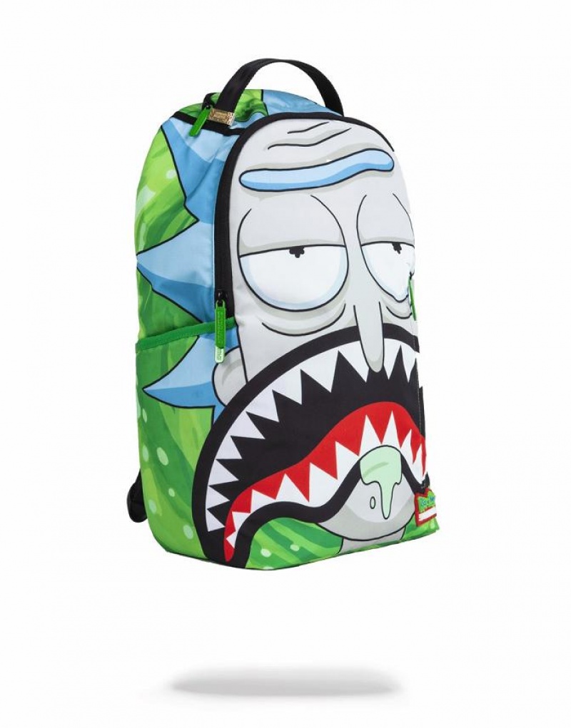 Multicolor Men's Sprayground Rick Shark Backpacks | UXRH19753