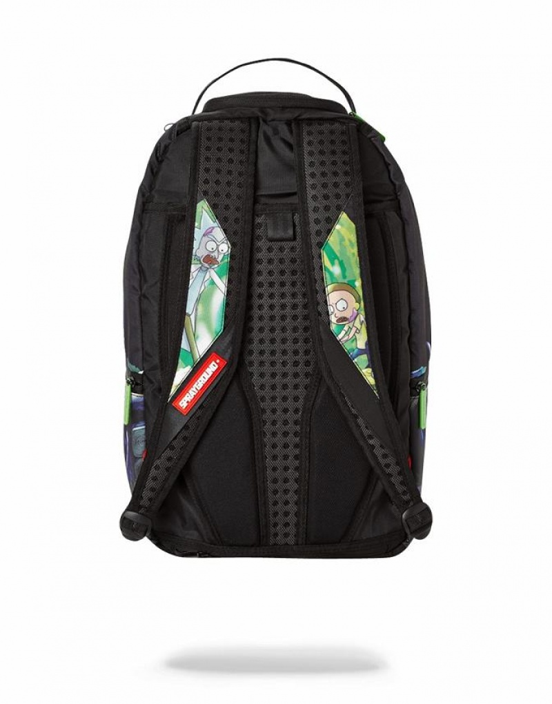 Multicolor Men's Sprayground Rick & Morty Backpacks | KWTL68537