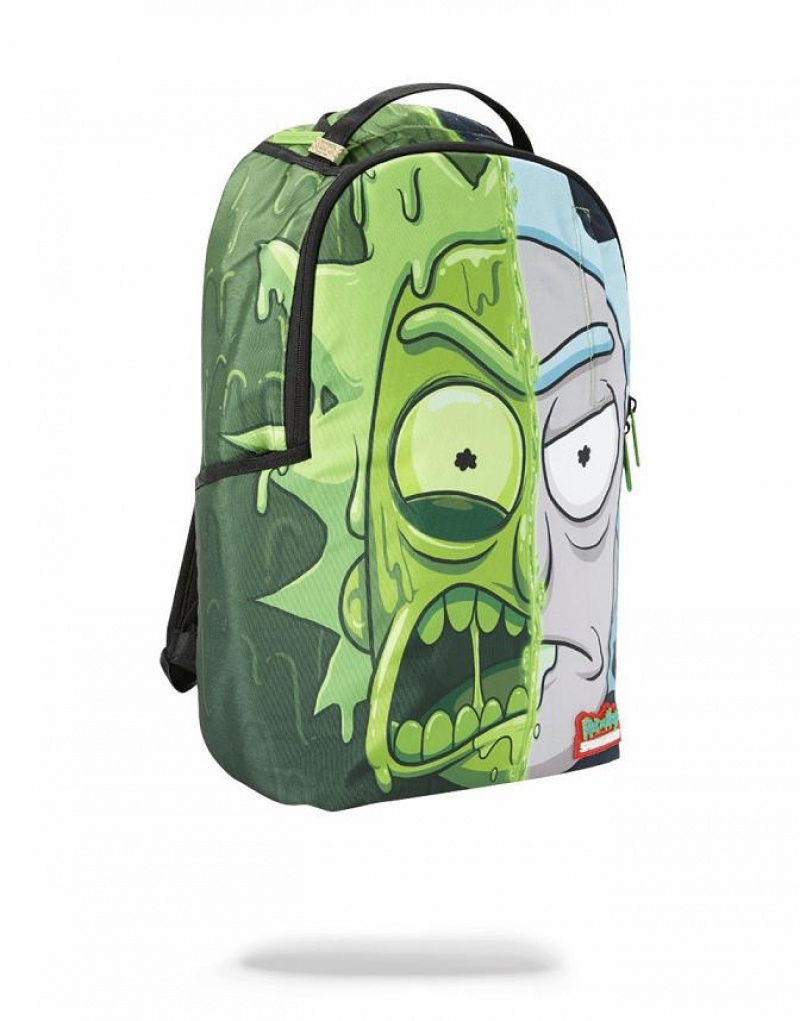 Multicolor Men's Sprayground Rick & Morty Backpacks | FDMR50347