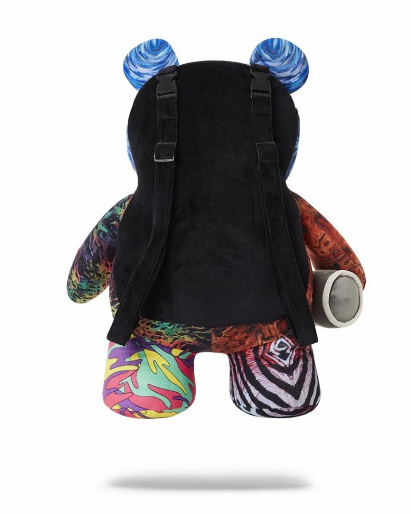 Multicolor Men's Sprayground Ron English Backpacks | PCFQ56197