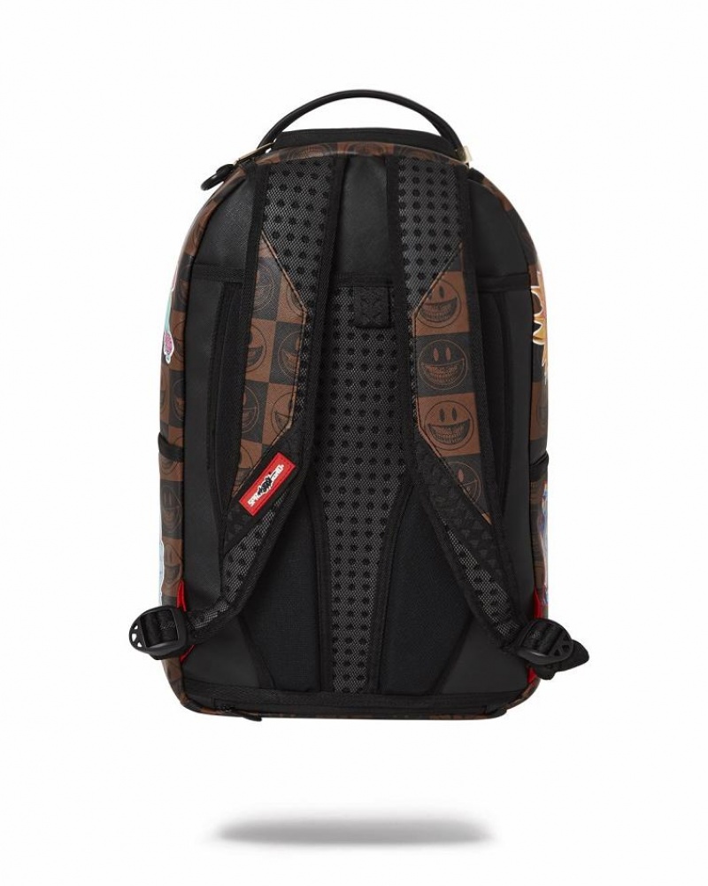 Multicolor Men's Sprayground Ron English Backpacks | SKIB96107